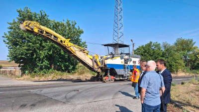Започна спешен ремонт на път I-7 „Зимница“ - ГКПП „Лесово“
