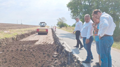 Започна ремонтът на пътя Ямбол –Безмер