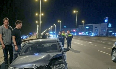 БМВ катастрофира на &quot;Д.Благоев&quot;. Трима в колата....