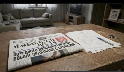 Поредното домашно насилие в Ямбол. Побоят /2/ и заплахата с убийство завършиха с пробация