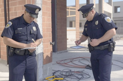 Ямболски полицаи разследват кражба на ел.кабели от частен имот.