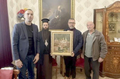 Станчо Ставрев - кмет на община „Тунджа” се срещна със Сливенския митрополит Арсений.