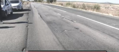 Опасности на пътя! Компрометиран участък по Републикански път чака ремонт в края на септември