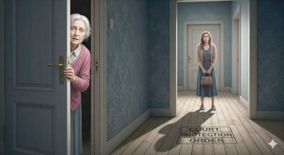 Баба осъди внучката си по ЗЗДН. Съдът нареди отстраняване на агресорка, заплашвала „ще ти отрежа главата“