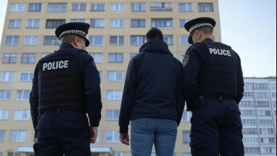 19-годишен е задържан, след като отнема със сила бутилка с алкохол и пари от двама малолетни в 20.40 ч.