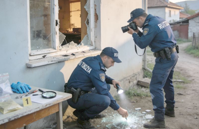 Проникнали, чрез взлом на прозорец