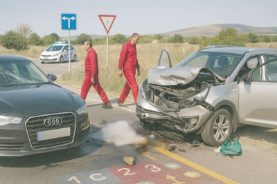 Официалното съобщение от полицията за много тежката катастрофа вчера